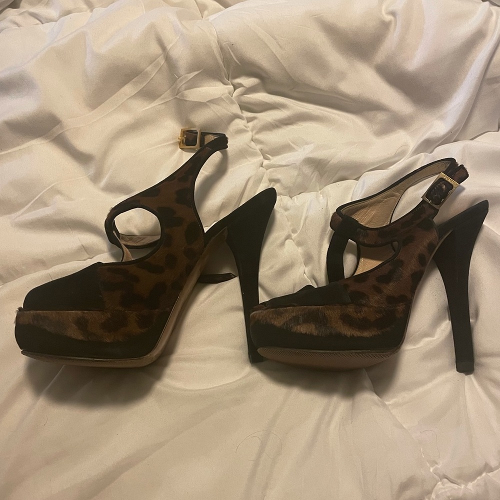 Fendi slingback pumps